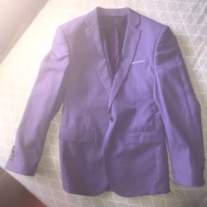 Men’s Full set lavender tapered suit!!!
